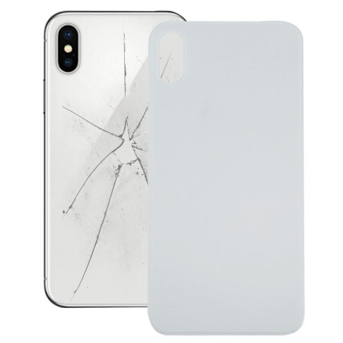 Glass Battery Back Cover for iPhone X(White) - Back Cover by PMC TechLife | Online Shopping South Africa | PMC TechLife