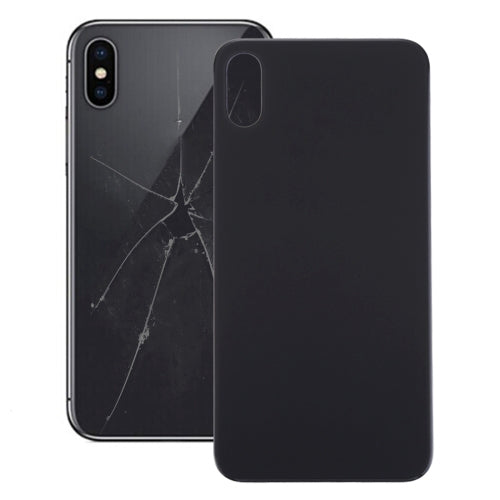 Glass Battery Back Cover for iPhone XS(Black) - Back Cover by PMC TechLife | Online Shopping South Africa | PMC TechLife