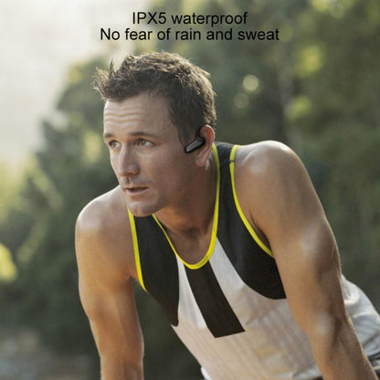 F808 Bluetooth 5.0 Waterproof Bone Conduction Sport Bluetooth Earphone(Black) - Bluetooth Earphone by PMC Jewellery | Online Shopping South Africa | PMC Jewellery