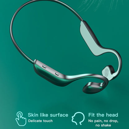 G100 Bluetooth 5.0 Wireless Ear-mounted Sports Waterproof Bone Conduction Earphone (Black) - Neck-mounted Earphone by PMC Jewellery | Online Shopping South Africa | PMC Jewellery