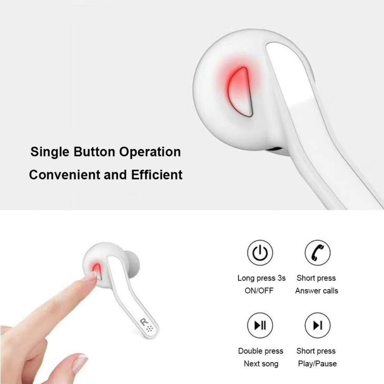 T-88 TWS Bluetooth V5.0 Wireless Stereo Earphones with Magnetic Charging Box(White) - TWS Earphone by PMC TechLife | Online Shopping South Africa | PMC TechLife