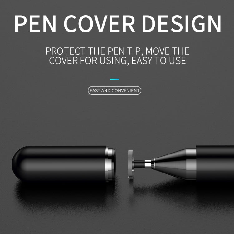 JOYROOM JR-BP560 Excellent Series Portable Universal Passive Disc Head Capacitive Pen with Replaceable Refill(White) - Stylus Pen by JOYROOM | Online Shopping South Africa | PMC TechLife