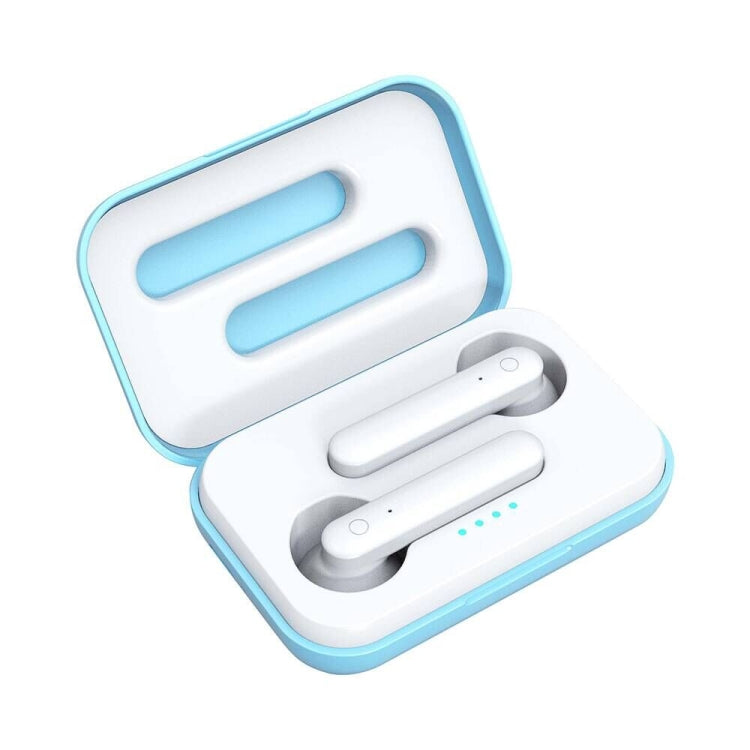 X26 TWS  Bluetooth 5.0 Wireless Touch Bluetooth Earphone with Magnetic Attraction Charging Box, Support Voice Assistant & Call(Blue) - TWS Earphone by PMC TechLife | Online Shopping South Africa | PMC TechLife