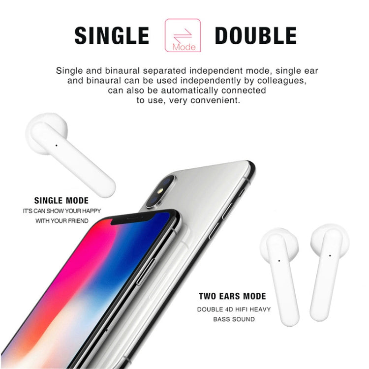 X26 TWS  Bluetooth 5.0 Wireless Touch Bluetooth Earphone with Magnetic Attraction Charging Box, Support Voice Assistant & Call(Blue) - TWS Earphone by PMC TechLife | Online Shopping South Africa | PMC TechLife