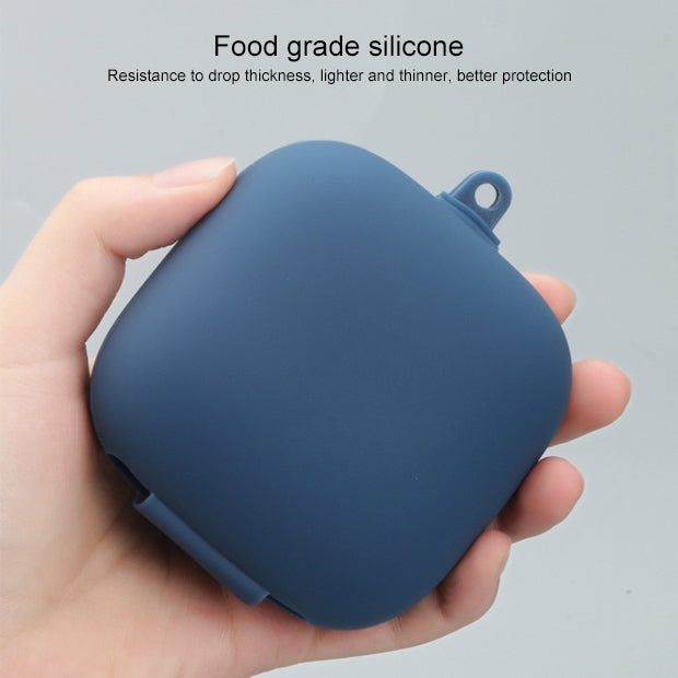 Solid Color Silicone Wireless Bluetooth Earphone Protective Case for Beats Powerbeats Pro(Light Purple) - Other Case by PMC TechLife | Online Shopping South Africa | PMC TechLife