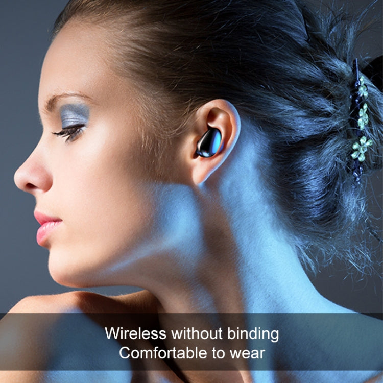 X7 TWS V5.0 Binaural Wireless Stereo Bluetooth Headset with Charging Case and Digital Display(Black) - TWS Earphone by PMC TechLife | Online Shopping South Africa | PMC TechLife