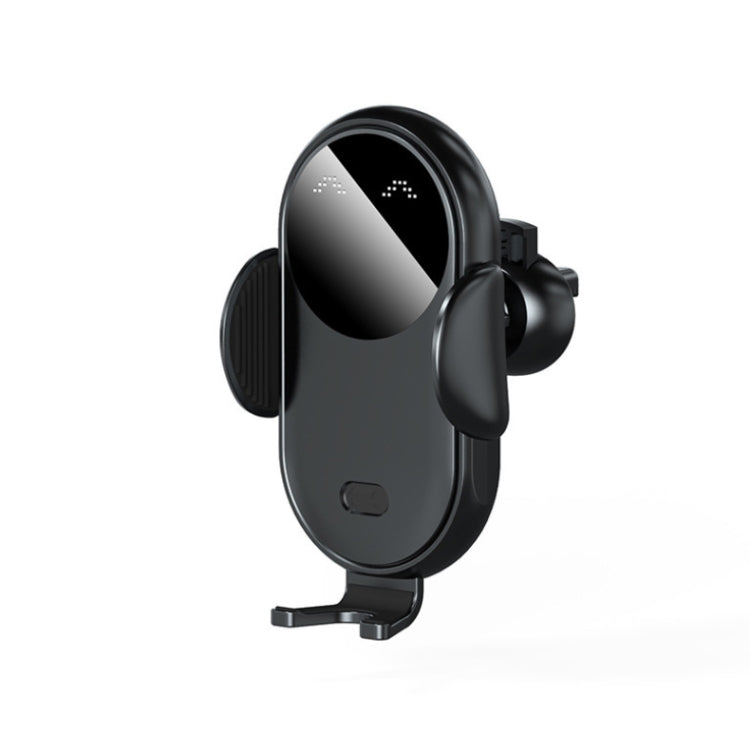 K10 15W Max Output Infrared Sensor Car Air Outlet Bracket Wireless Charger(Black) - Wireless Charger Holders by PMC Jewellery | Online Shopping South Africa | PMC Jewellery