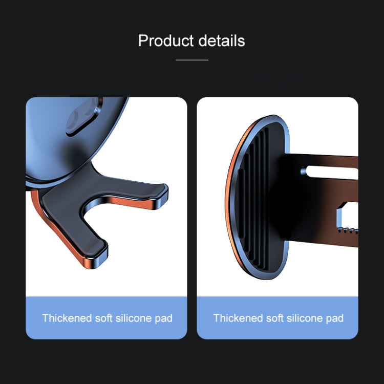 K10 15W Max Output Infrared Sensor Car Air Outlet Bracket Wireless Charger(White) - Wireless Charger Holders by PMC TechLife | Online Shopping South Africa | PMC TechLife
