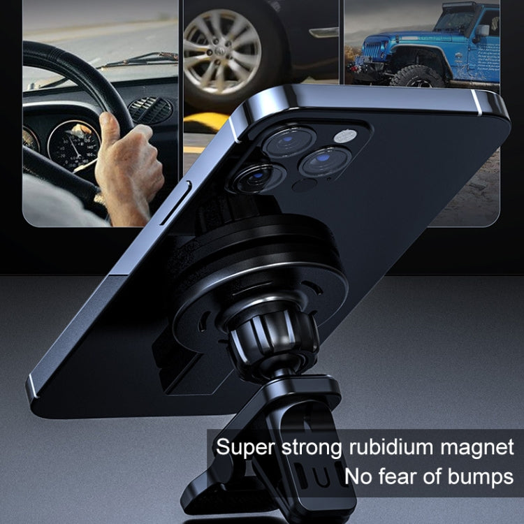K07 15W Max Output Magnetic Car Air Outlet Bracket Wireless Charger(White) - Wireless Charger Holders by PMC TechLife | Online Shopping South Africa | PMC TechLife