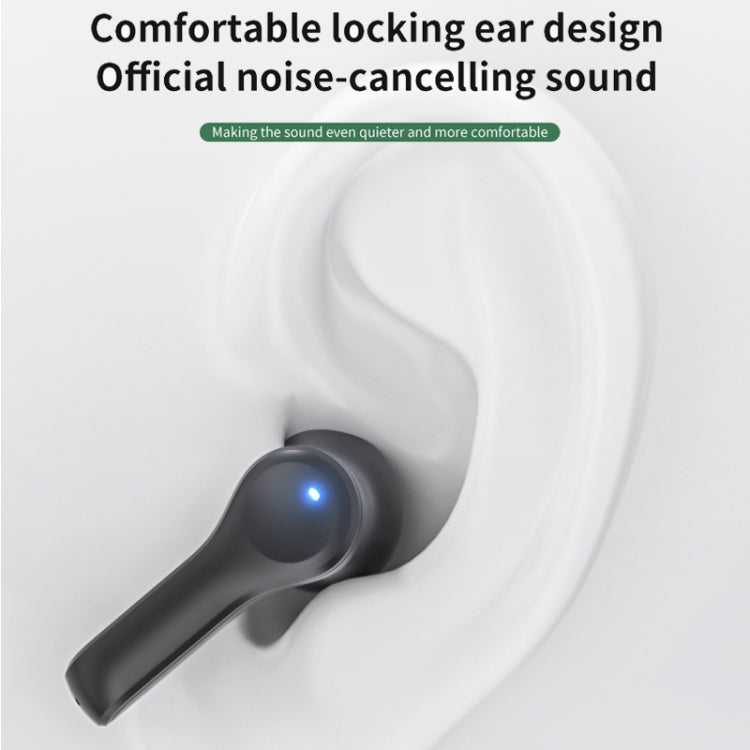 K08 Wireless Bluetooth 5.0 Noise Cancelling Stereo Binaural Earphone with Charging Box & LED Digital Display (Green) - Bluetooth Earphone by PMC Jewellery | Online Shopping South Africa | PMC Jewellery