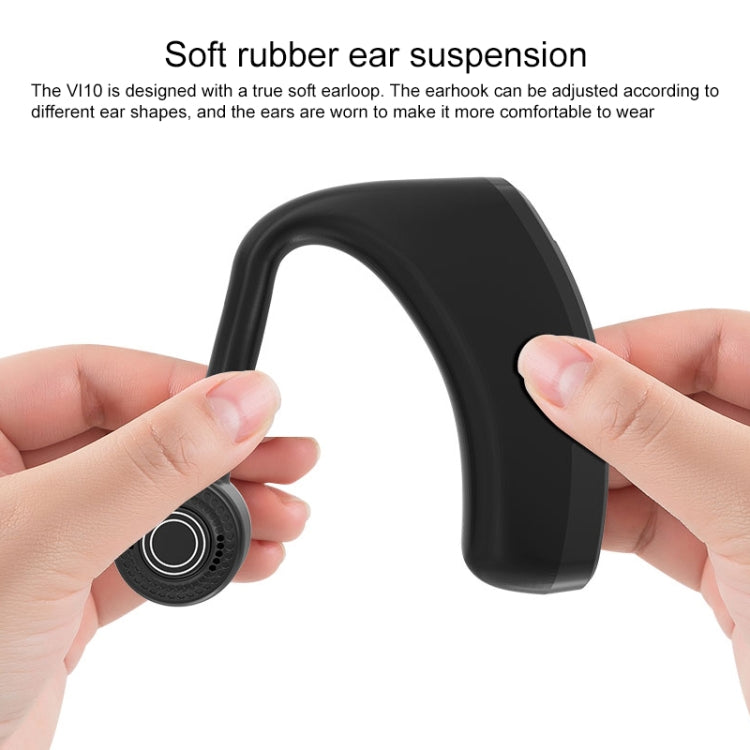 V10 Wireless Bluetooth V5.0 Sport Headphone without Charging Box, CSR Chip, Support Voice Reception&10 Minutes Fast Charging(Black) - Bluetooth Earphone by PMC TechLife | Online Shopping South Africa | PMC TechLife