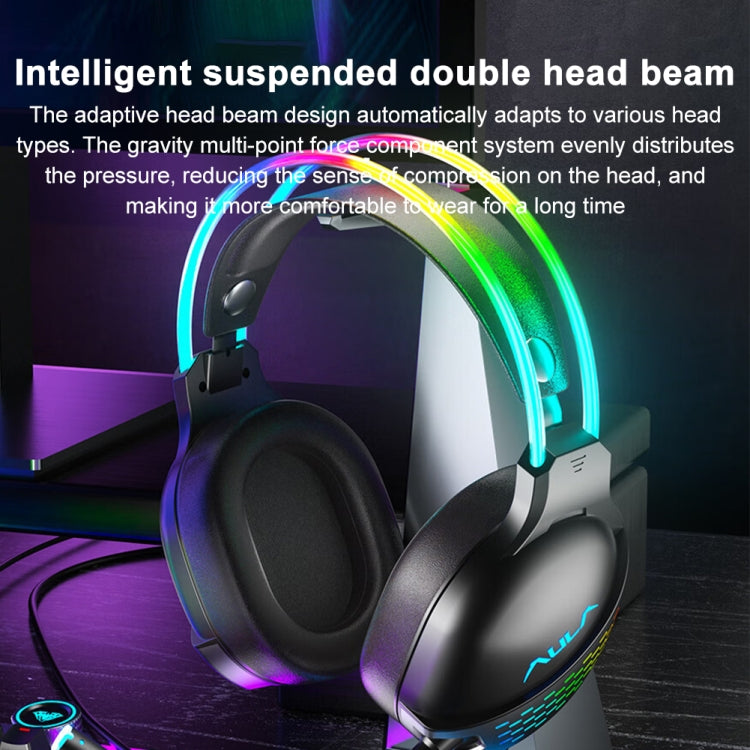 AULA S503 Headset RGB Wired Gaming Headphones - Multimedia Headset by AULA | Online Shopping South Africa | PMC Jewellery