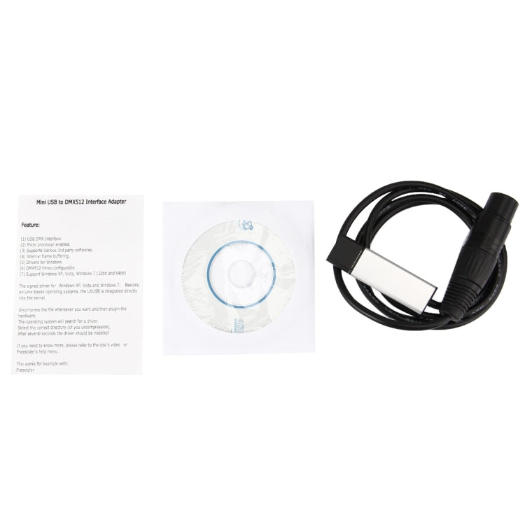 1m USB 2.0 to DMX512 Adapter Cable - free shipping - PMC TechLife - Order now!