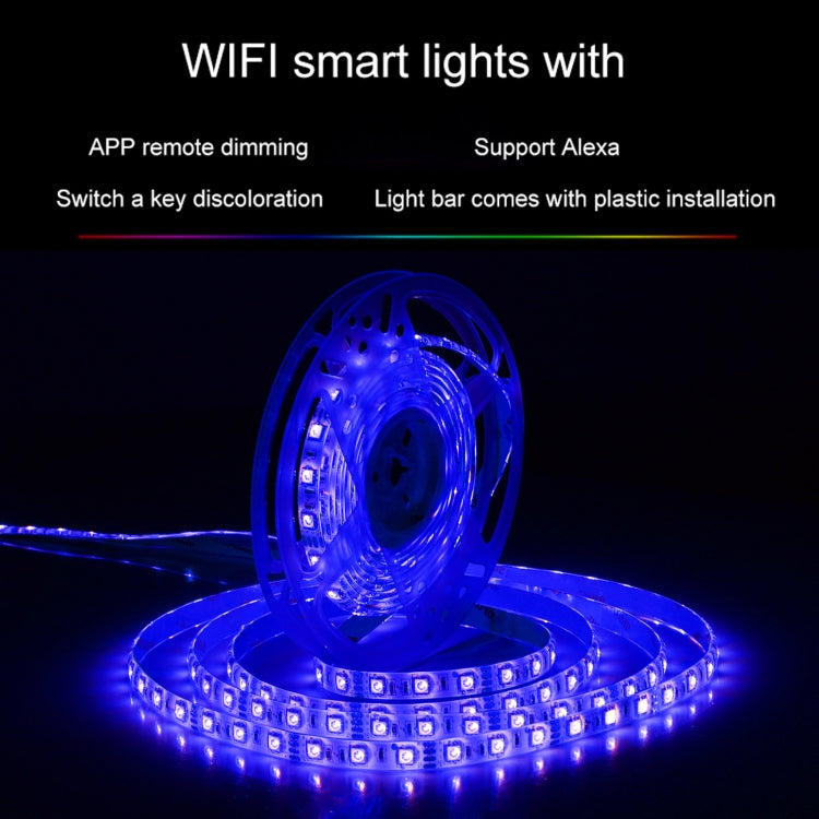 XS-SLD01 5m 60W Smart WiFi Rope Light, 300 LEDs SMD 5050 Colorful Light APP Remote Control Works with Alexa & Google Home - Epoxy Waterproof Light by PMC Jewellery | Online Shopping South Africa | PMC Jewellery
