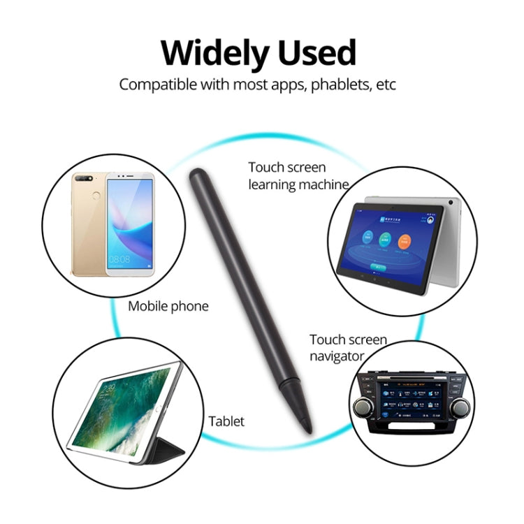 Resistive Capacitive Touch Screen Precision Touch Double Tip Stylus Pen(Red) - Stylus Pen by PMC TechLife | Online Shopping South Africa | PMC TechLife | Buy Now Pay Later Mobicred