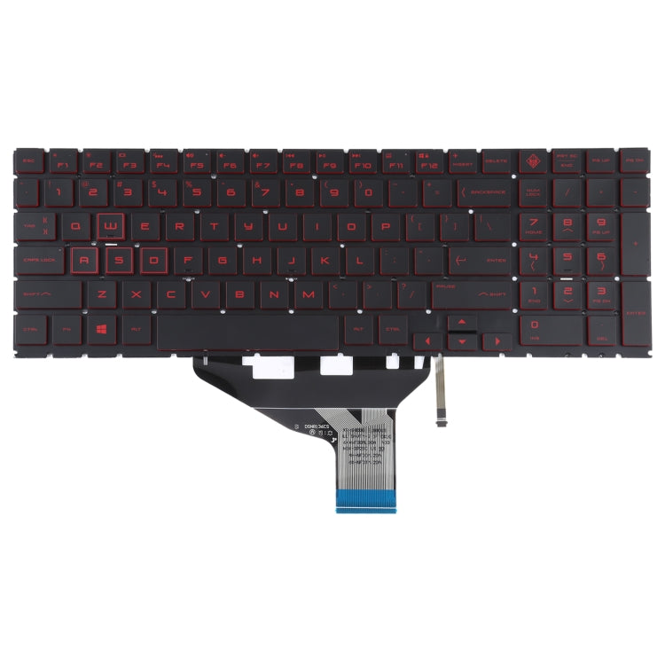 For HP OMEN 15-DC 15-DH 15T-DC 17-CB US Version Keyboard with Red Backlight - Replacement Keyboards by PMC TechLife | Online Shopping South Africa | PMC TechLife