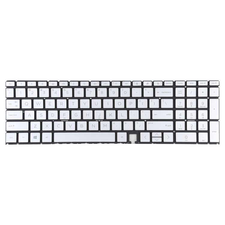 For HP Envy X360 15-ED 15-ED0008CA 15-ED0023DX US Version Keyboard with RGB Backlight (Silver) - Replacement Keyboards by PMC TechLife | Online Shopping South Africa | PMC TechLife