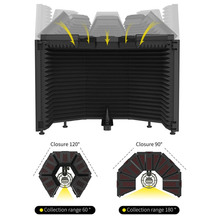 XTUGA BURNER Pro 5 Door Recording Microphone Isolation Shield - free shipping - PMC TechLife - Order now!