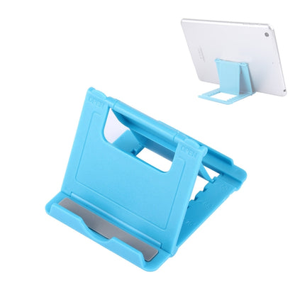 Universal Foldable Mini Phone Holder Stand, Size: 8.3 x 7.1 x 0.7 cm, For iPhone, Samsung, Huawei, Xiaomi, HTC and Other Smartphone, Tablets(Blue) - Desktop Holder by PMC Jewellery | Online Shopping South Africa | PMC Jewellery