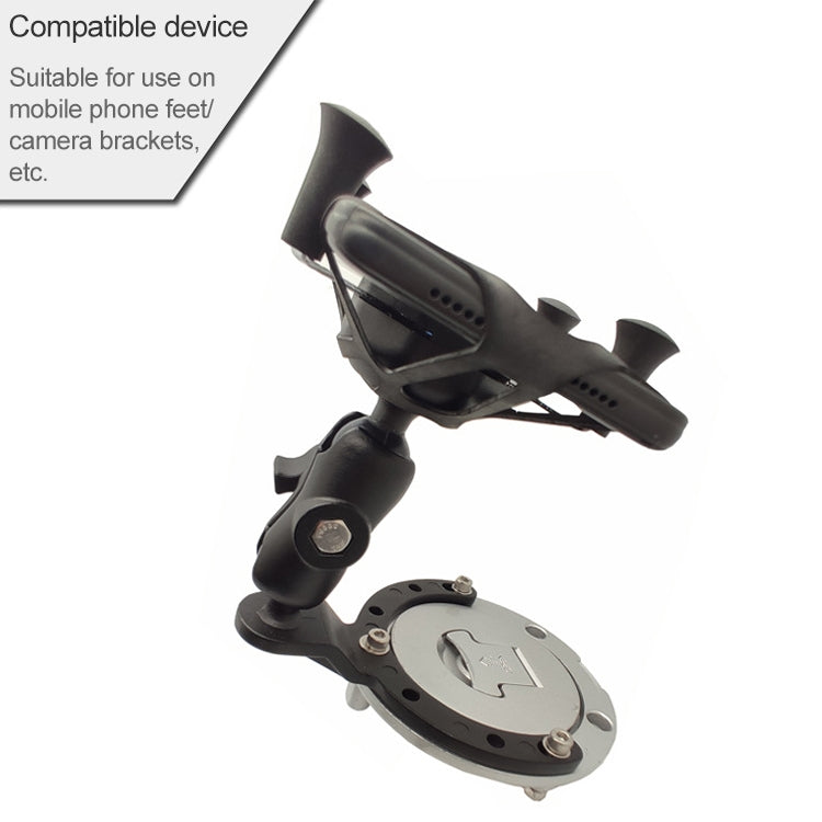 Motorcycle Fuel Tank Cap Mobile Phone Bracket Fixed Accessories Large Horseshoe Ball Head - free shipping - PMC TechLife - Order now!