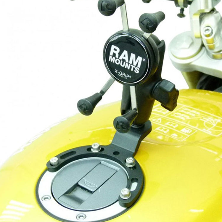 Motorcycle Fuel Tank Cap Mobile Phone Bracket Fixed Accessories Large Horseshoe Ball Head - free shipping - PMC TechLife - Order now!