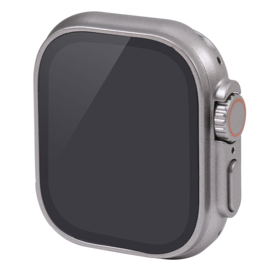 For Apple Watch Ultra 49mm Black Screen Non-Working Fake Dummy Display Model, For Photographing Watch-strap, No Watchband (Silver) - Watch Model by PMC Jewellery | Online Shopping South Africa | PMC Jewellery