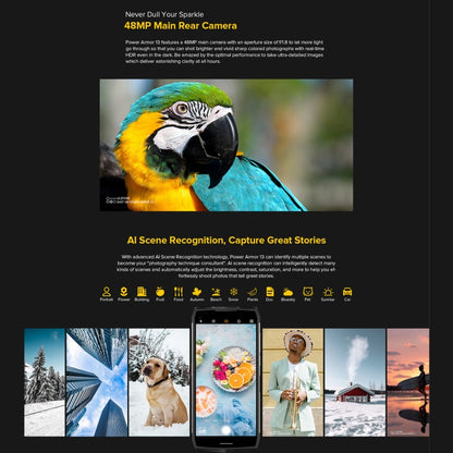 [HK Warehouse] Ulefone Power Armor 13 Rugged Phone, Infrared Distance Measure, 8GB+256GB - Ulefone by Ulefone | Online Shopping South Africa | PMC Jewellery