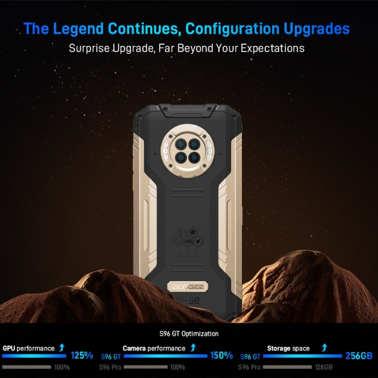 [HK Warehouse] DOOGEE S96 GT Rugged Phone, Night Vision Camera, 8GB+256GB - DOOGEE by DOOGEE | Online Shopping South Africa | PMC Jewellery