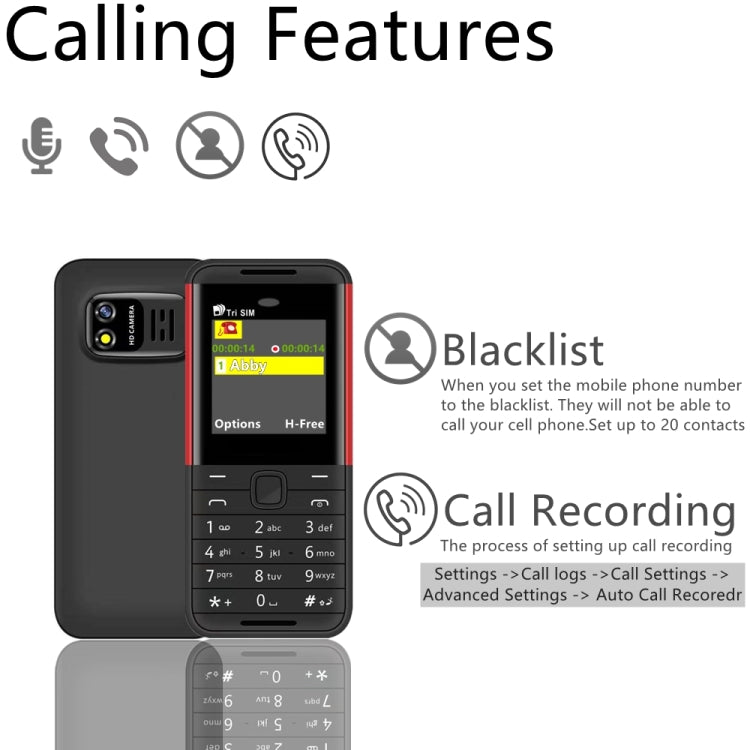 SERVO BM5310 Mini Mobile Phone, Russian Key, 1.33 inch, MTK6261D, 21 Keys, Support Bluetooth, FM, Magic Sound, Auto Call Record, GSM, Triple SIM (Yellow) - SERVO by SERVO | Online Shopping South Africa | PMC Jewellery