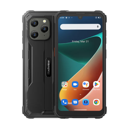 Blackview BV5300 Pro Rugged Phone, 4GB+64GB, IP68/IP69K/MIL-STD-810H, Face Unlock, 6580mAh Battery, 6.1 inch Android 12 MTK6765 Helio G35 Octa Core up to 2.3GHz, Network: 4G, OTG, NFC, Dual SIM(Black) - Blackview by Blackview | Online Shopping South Africa | PMC Jewellery | Buy Now Pay Later Mobicred