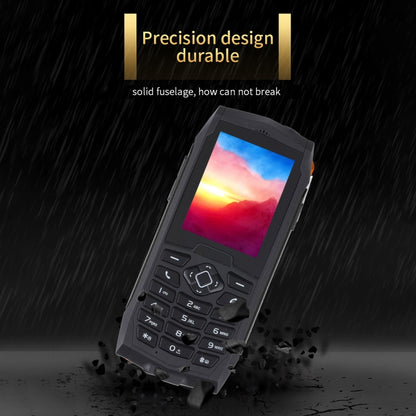 Rugtel R1D Rugged Phone, IP68 Waterproof Dustproof Shockproof, 2.4 inch, MTK6261D, 2000mAh Battery, Loud Box Speaker, FM, Network: 2G, Dual SIM (Black) - Others by Rugtel | Online Shopping South Africa | PMC Jewellery