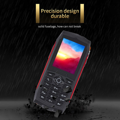 Rugtel R1D Rugged Phone, IP68 Waterproof Dustproof Shockproof, 2.4 inch, MTK6261D, 2000mAh Battery, Loud Box Speaker, FM, Network: 2G, Dual SIM (Red) - Others by Rugtel | Online Shopping South Africa | PMC Jewellery | Buy Now Pay Later Mobicred