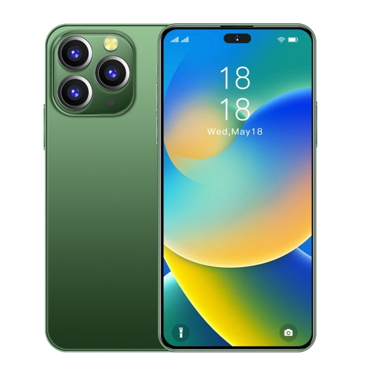 i14 Pro Max / H208A, 3GB+32GB, 6.5 inch Dynamic Island Screen, Face Identification, Android 8.1 MTK6753 Octa Core, Network: 4G (Green) - free shipping - PMC TechLife - Order now!