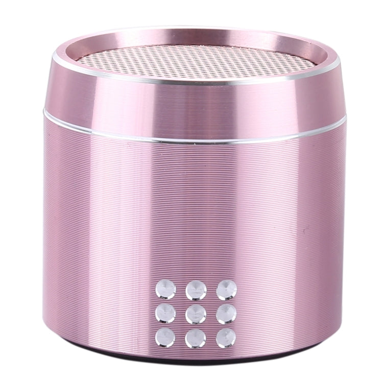 PTH-02 Portable True Wireless Stereo Mini Bluetooth Speaker with LED Indicator & Sling(Pink) - Mini Speaker by PMC Jewellery | Online Shopping South Africa | PMC Jewellery