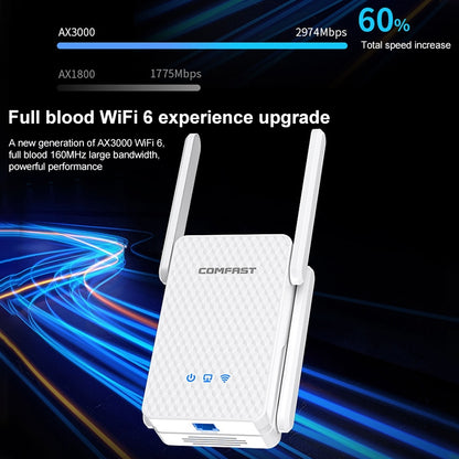 COMFAST CF-XR186 3000Mbps High Speed WiFi 6 Wireless Router - Broadband Amplifiers by PMC Jewellery | Online Shopping South Africa | PMC Jewellery
