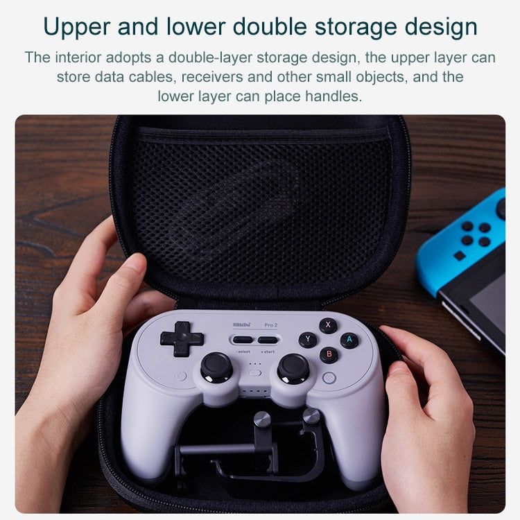 8Bitdo Gamepad Storage Bag for SN30 PRO 2 / SN30 PRO+(Black) - Other Accessories by 8BitDo | Online Shopping South Africa | PMC TechLife | Buy Now Pay Later Mobicred