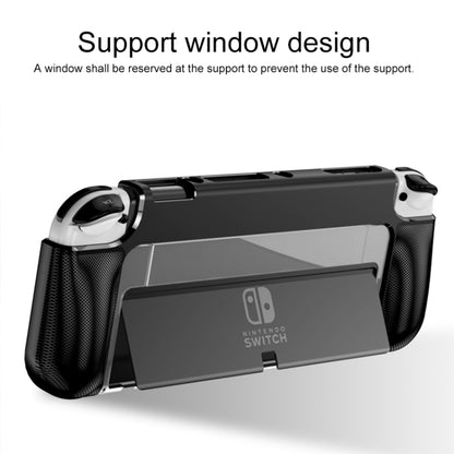 TPU + PC Protective Cover for Nintendo Switch OLED(Black) - Cases by PMC Jewellery | Online Shopping South Africa | PMC Jewellery