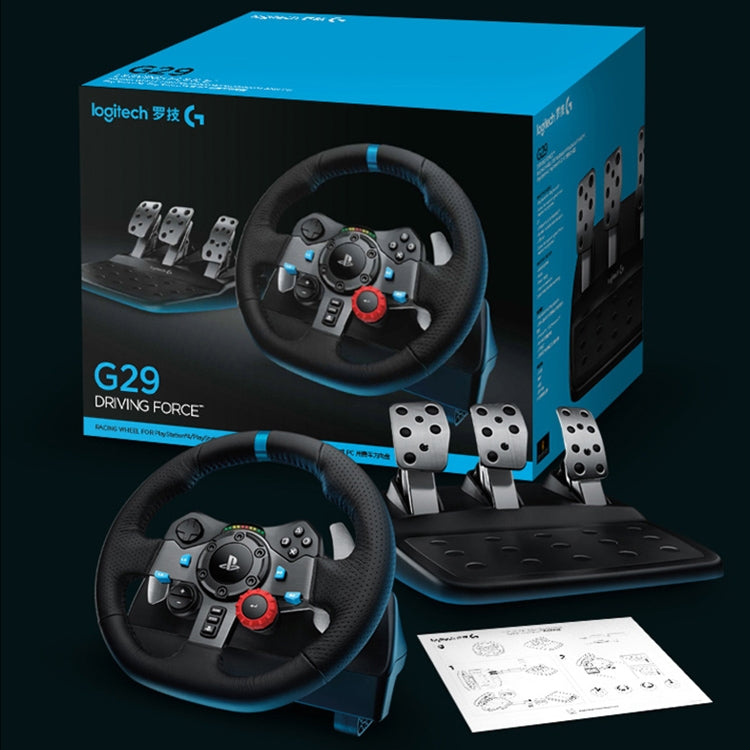 Logitech G29 Game Racing Steering Wheel Pedal Shift Lever for PS3 / PS4 / PS5 - Gamepads by Logitech | Online Shopping South Africa | PMC Jewellery | Buy Now Pay Later Mobicred