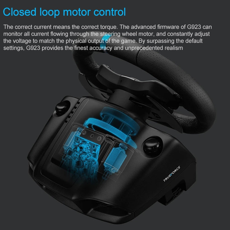 Logitech G923 Game Racing Steering Wheel Pedal Shift Lever for PS5 / PS4 / PC - free shipping - PMC TechLife - Order now!