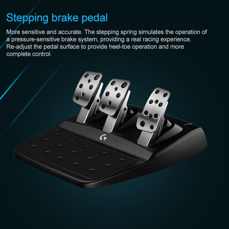 Logitech G923 Game Racing Steering Wheel Pedal Shift Lever for PS5 / PS4 / PC - Gamepads by Logitech | Online Shopping South Africa | PMC Jewellery