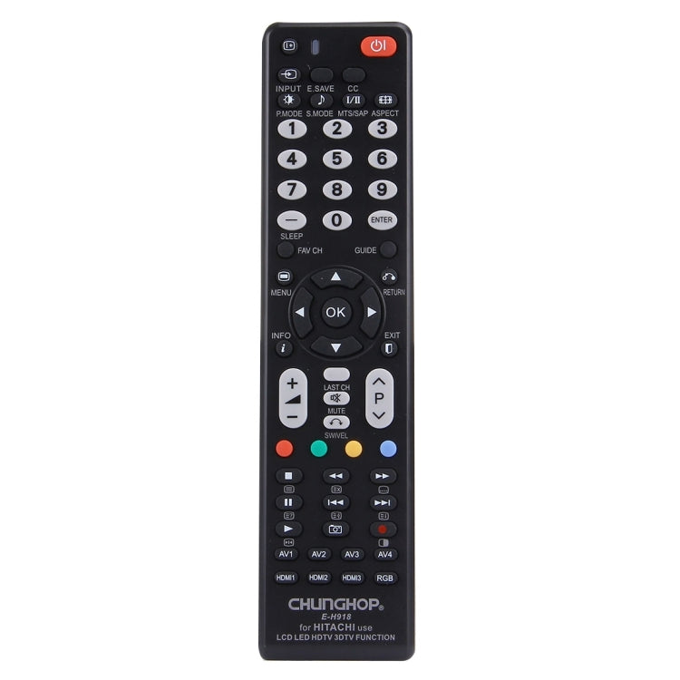 CHUNGHOP E-H918 Universal Remote Controller for HITACHI LED TV / LCD TV / HDTV / 3DTV - TV by CHUNGHOP | Online Shopping South Africa | PMC Jewellery