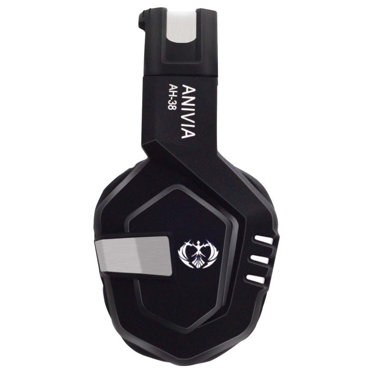 SADES AH-38 3.5mm Plug Wire-controlled E-sports Gaming Headset with Retractable Microphone, Cable Length: 2m(Black Silver) - Multimedia Headset by SADES | Online Shopping South Africa | PMC Jewellery | Buy Now Pay Later Mobicred