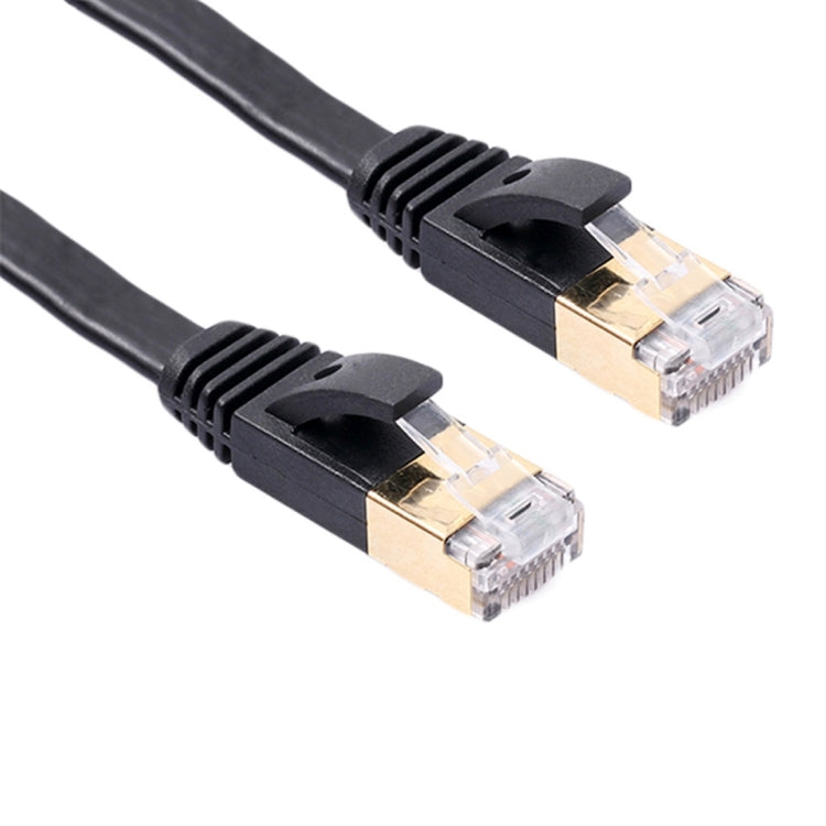 REXLIS 1.5m CAT7 10 Gigabit Retractable Flat Ethernet RJ45 Network LAN Cable(Black) - Lan Cable and Tools by REXLIS | Online Shopping South Africa | PMC Jewellery | Buy Now Pay Later Mobicred