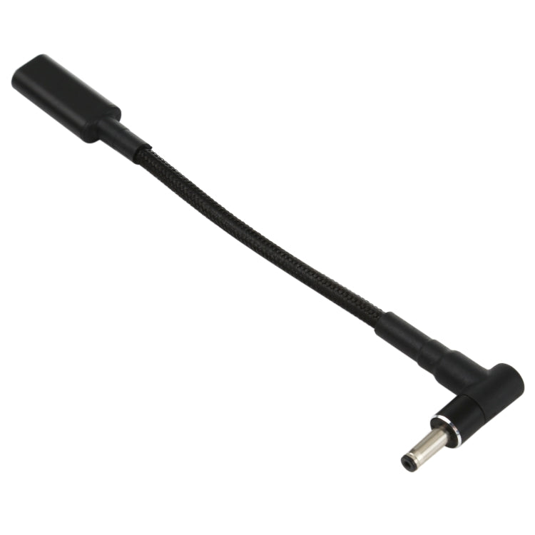 PD 100W 18.5-20V 4.0 x 1.35mm Elbow to USB-C / Type-C Adapter Nylon Braid Cable - Universal Power Adapter by PMC TechLife | Online Shopping South Africa | PMC TechLife