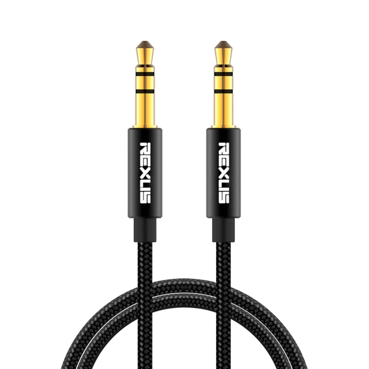 REXLIS 3629 3.5mm Male to Male Car Stereo Gold-plated Jack AUX Audio Cable for 3.5mm AUX Standard Digital Devices, Length: 1.8m - Aux Cable by REXLIS | Online Shopping South Africa | PMC Jewellery