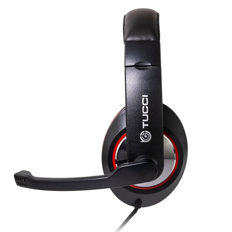 TUCCI TC-X8 Stereo PC Gaming Headset with Microphone & Conversion Cable - Multimedia Headset by TUCCI | Online Shopping South Africa | PMC Jewellery | Buy Now Pay Later Mobicred