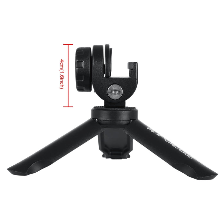 PULUZ  Folding Plastic Tripod + Phone Mount Metal Clamp for GoPro HERO Action Cameras and Cell Phones - Desktop Holder by PULUZ | Online Shopping South Africa | PMC Jewellery