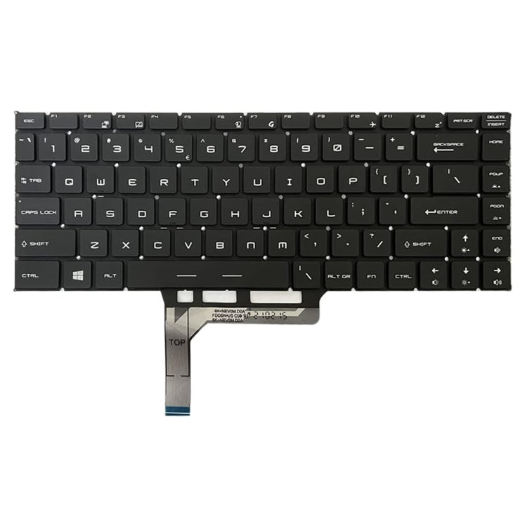 US Version Laptop Keyboard with Backlight for MSI GS65 / GS65VR / MS-16Q2 / Stealth 8SE /8SF / 8SG /Thin 8RE / Thin 8RF (Black) - Replacement Keyboards by PMC Jewellery | Online Shopping South Africa | PMC Jewellery