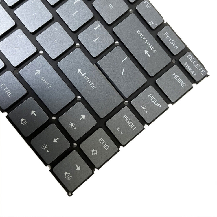US Version Laptop Keyboard with Backlight for MSI GS65 / GS65VR / MS-16Q2 / Stealth 8SE /8SF / 8SG /Thin 8RE / Thin 8RF (Grey) - Replacement Keyboards by PMC TechLife | Online Shopping South Africa | PMC TechLife