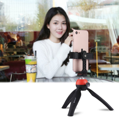 PULUZ 360 Degree Rotating Universal Horizontal Vertical Shooting Phone Metal Clamp Holder Bracket, For iPhone, Galaxy, Huawei, Xiaomi, Sony, HTC, Google and other Smartphones - Desktop Holder by PULUZ | Online Shopping South Africa | PMC Jewellery